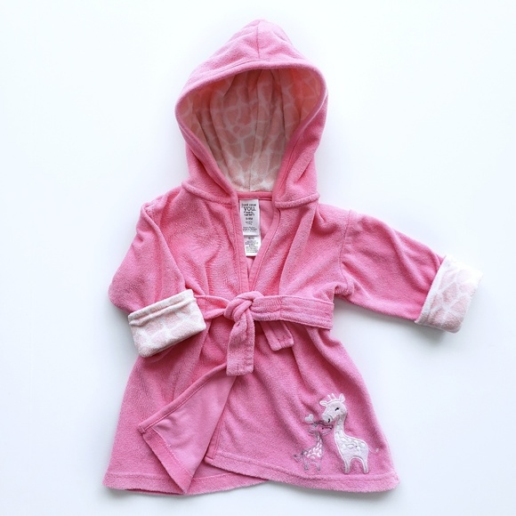 Carter's Other - Carter's Baby Girl Pink Giraffe Bathrobe (NWOT)